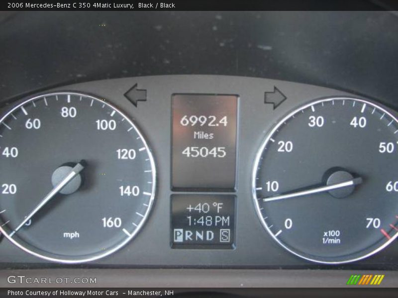 Black / Black 2006 Mercedes-Benz C 350 4Matic Luxury