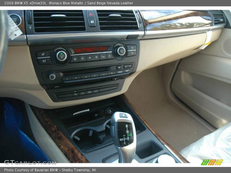 Monaco Blue Metallic / Sand Beige Nevada Leather 2009 BMW X5 xDrive30i