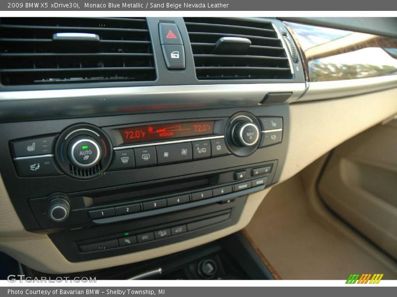 Monaco Blue Metallic / Sand Beige Nevada Leather 2009 BMW X5 xDrive30i