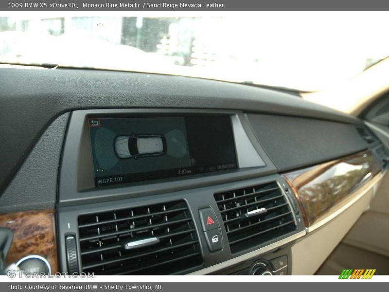 Monaco Blue Metallic / Sand Beige Nevada Leather 2009 BMW X5 xDrive30i
