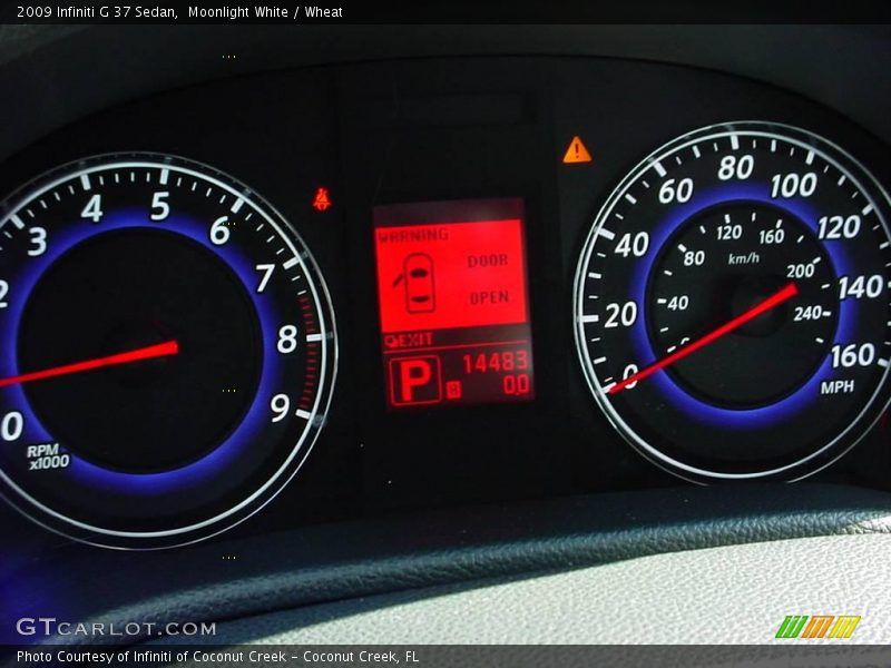 Moonlight White / Wheat 2009 Infiniti G 37 Sedan