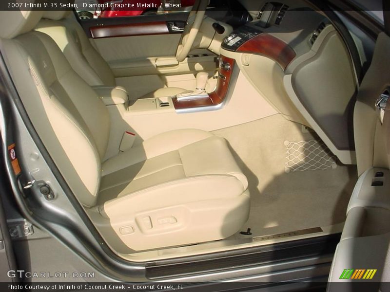 Diamond Graphite Metallic / Wheat 2007 Infiniti M 35 Sedan