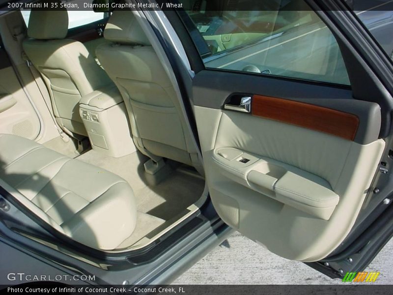 Diamond Graphite Metallic / Wheat 2007 Infiniti M 35 Sedan