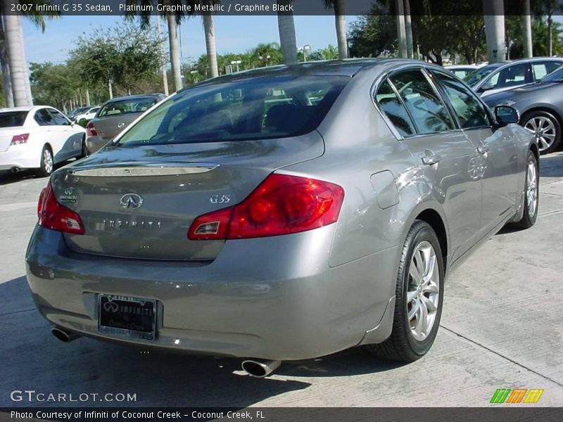 Platinum Graphite Metallic / Graphite Black 2007 Infiniti G 35 Sedan