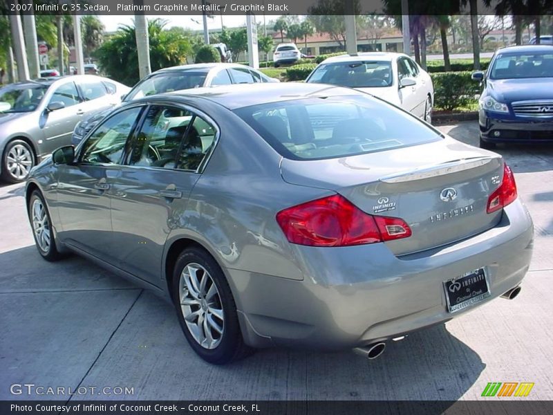 Platinum Graphite Metallic / Graphite Black 2007 Infiniti G 35 Sedan