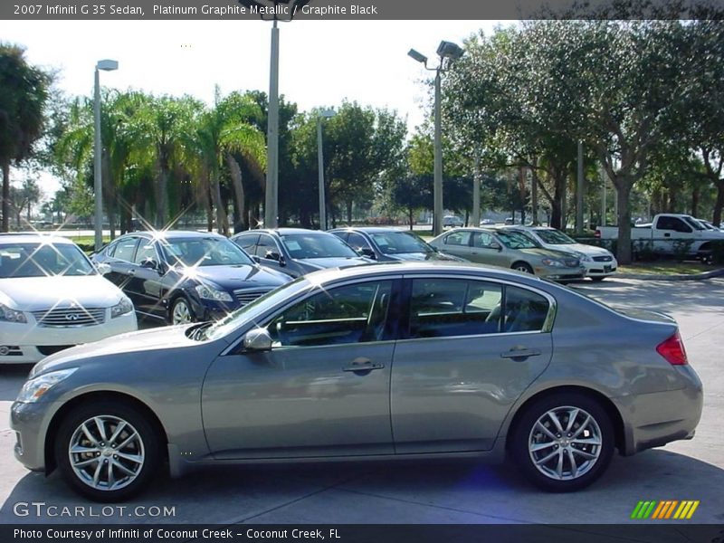 Platinum Graphite Metallic / Graphite Black 2007 Infiniti G 35 Sedan