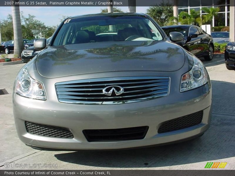 Platinum Graphite Metallic / Graphite Black 2007 Infiniti G 35 Sedan