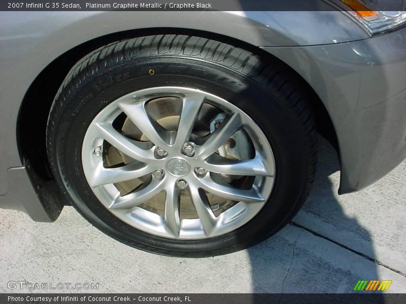 Platinum Graphite Metallic / Graphite Black 2007 Infiniti G 35 Sedan