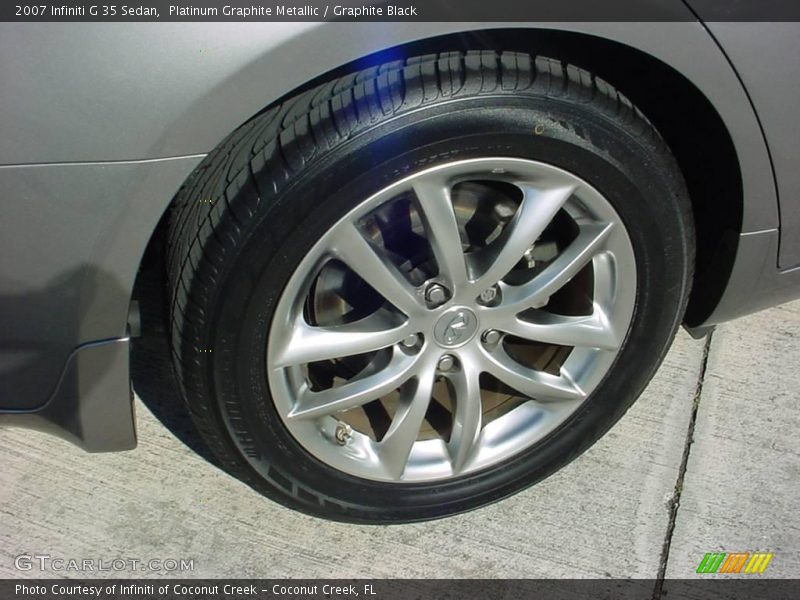Platinum Graphite Metallic / Graphite Black 2007 Infiniti G 35 Sedan