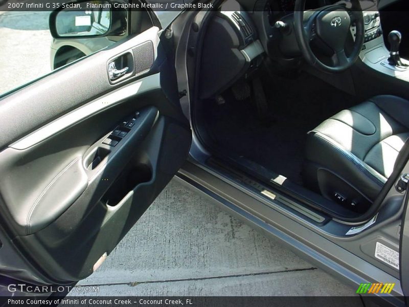 Platinum Graphite Metallic / Graphite Black 2007 Infiniti G 35 Sedan