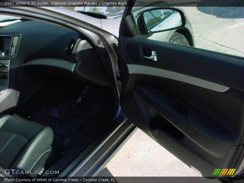 Platinum Graphite Metallic / Graphite Black 2007 Infiniti G 35 Sedan