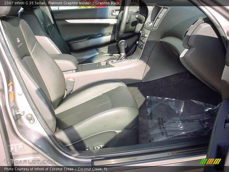 Platinum Graphite Metallic / Graphite Black 2007 Infiniti G 35 Sedan