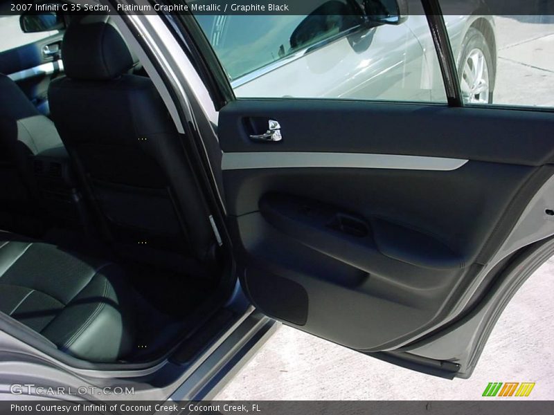 Platinum Graphite Metallic / Graphite Black 2007 Infiniti G 35 Sedan