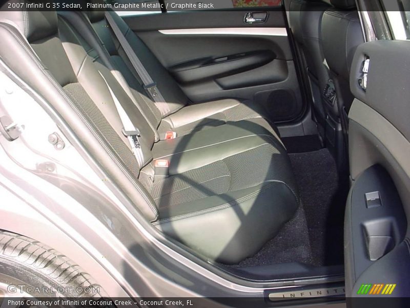 Platinum Graphite Metallic / Graphite Black 2007 Infiniti G 35 Sedan