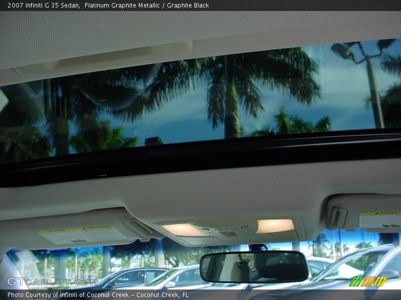 Platinum Graphite Metallic / Graphite Black 2007 Infiniti G 35 Sedan