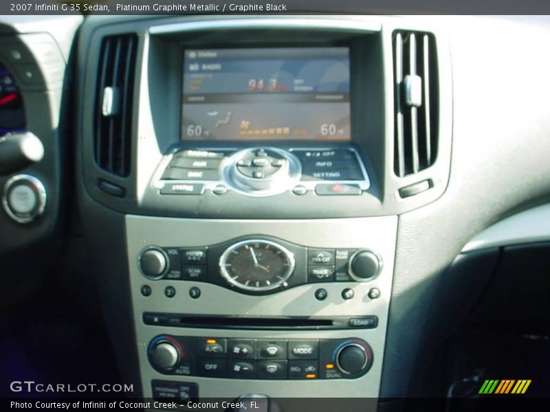 Platinum Graphite Metallic / Graphite Black 2007 Infiniti G 35 Sedan