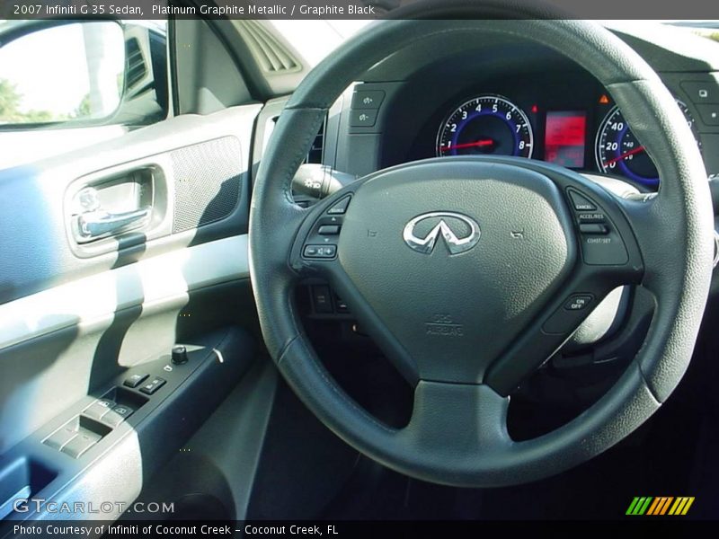 Platinum Graphite Metallic / Graphite Black 2007 Infiniti G 35 Sedan