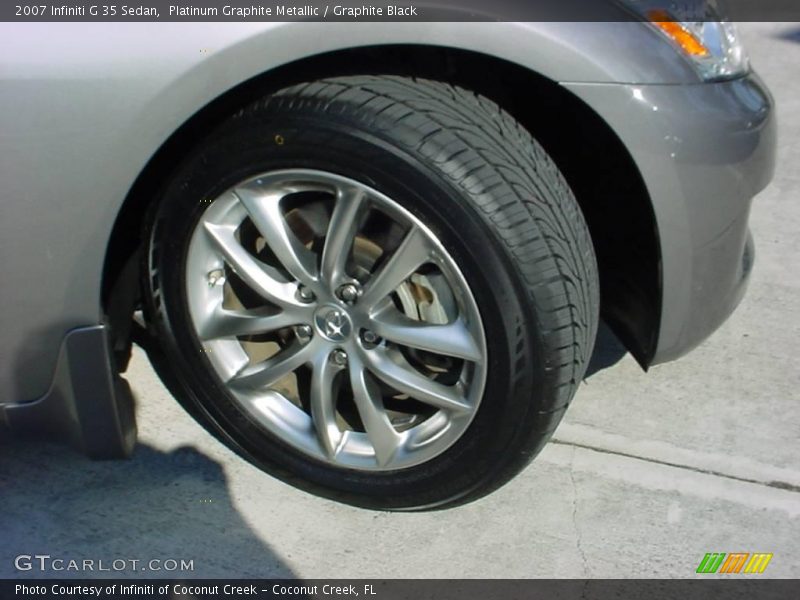 Platinum Graphite Metallic / Graphite Black 2007 Infiniti G 35 Sedan