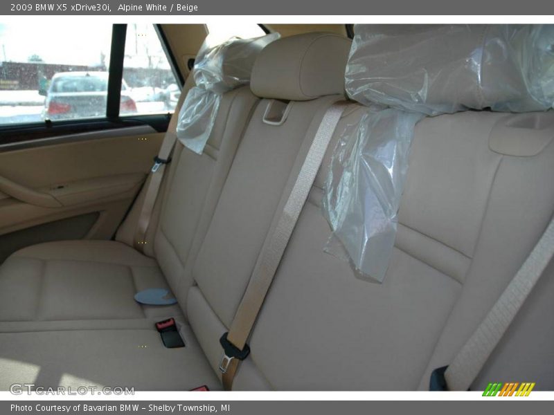 Alpine White / Beige 2009 BMW X5 xDrive30i