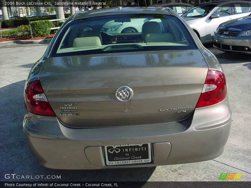 Sandstone Metallic / Neutral 2006 Buick LaCrosse CXL