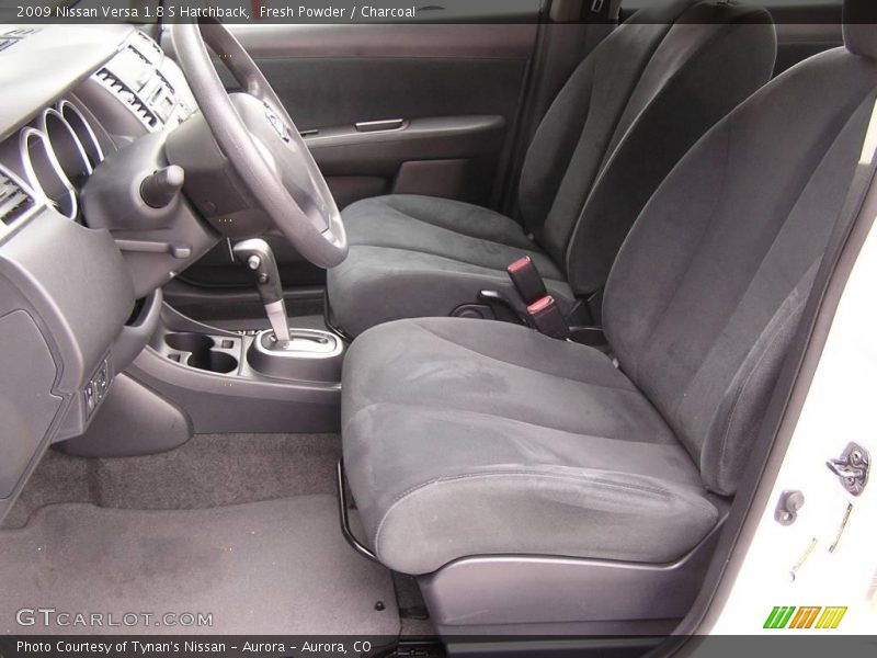 Fresh Powder / Charcoal 2009 Nissan Versa 1.8 S Hatchback