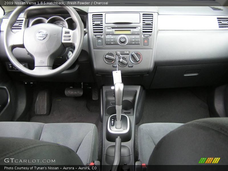 Fresh Powder / Charcoal 2009 Nissan Versa 1.8 S Hatchback