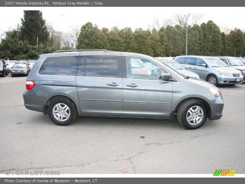 Nimbus Gray Metallic / Gray 2007 Honda Odyssey EX