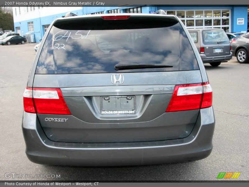 Nimbus Gray Metallic / Gray 2007 Honda Odyssey EX