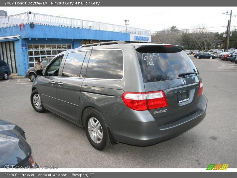 Nimbus Gray Metallic / Gray 2007 Honda Odyssey EX