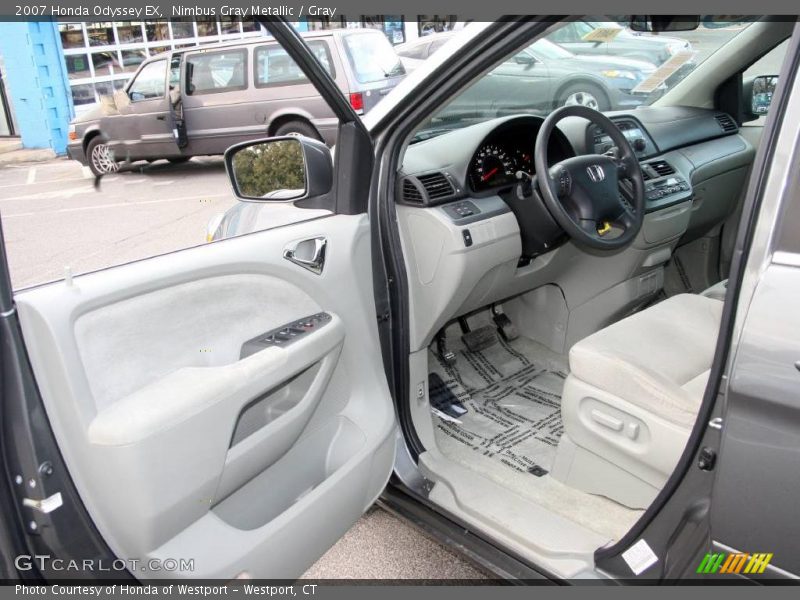 Nimbus Gray Metallic / Gray 2007 Honda Odyssey EX