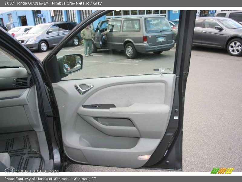 Nimbus Gray Metallic / Gray 2007 Honda Odyssey EX