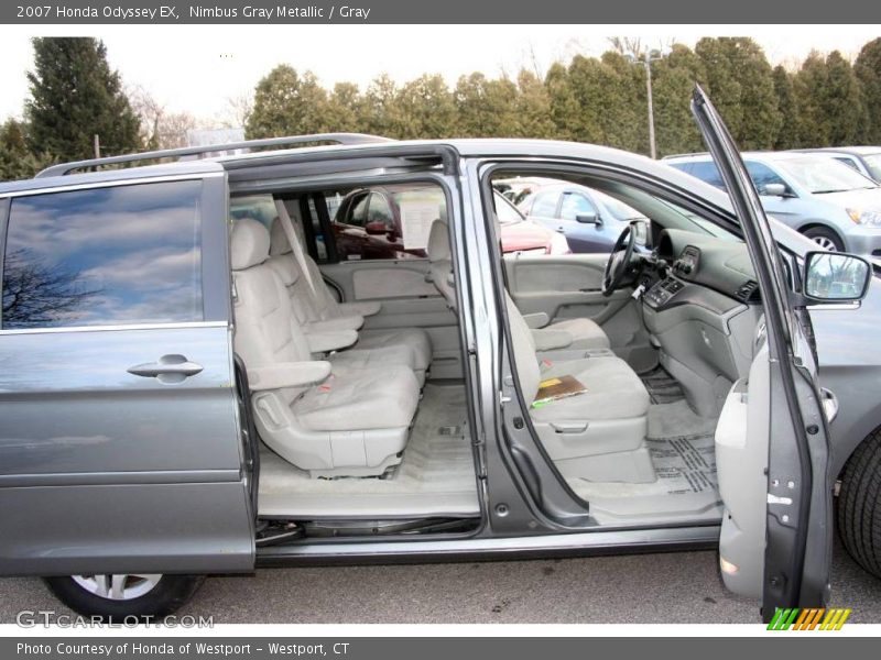 Nimbus Gray Metallic / Gray 2007 Honda Odyssey EX