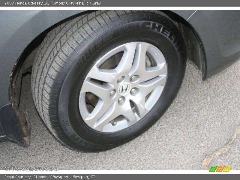 Nimbus Gray Metallic / Gray 2007 Honda Odyssey EX