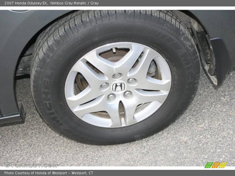 Nimbus Gray Metallic / Gray 2007 Honda Odyssey EX