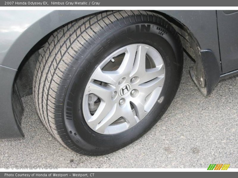 Nimbus Gray Metallic / Gray 2007 Honda Odyssey EX