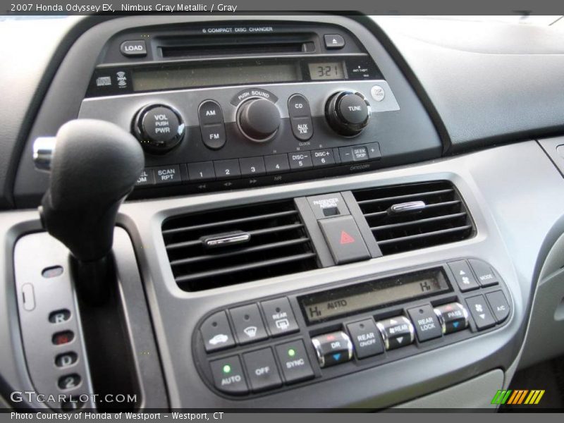 Nimbus Gray Metallic / Gray 2007 Honda Odyssey EX