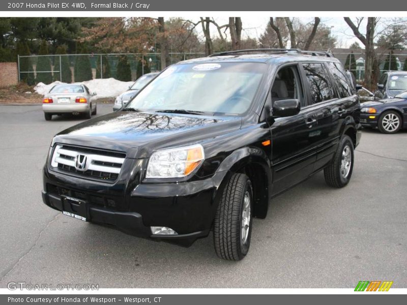 Formal Black / Gray 2007 Honda Pilot EX 4WD