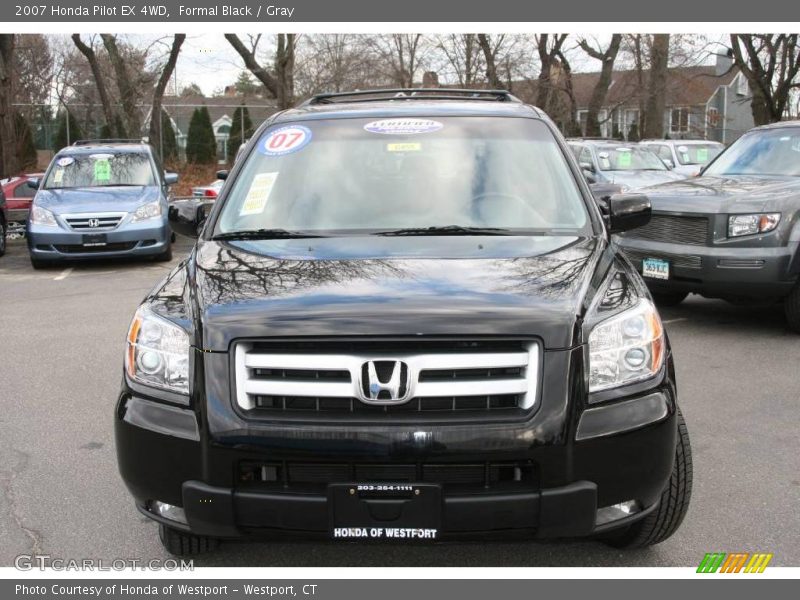 Formal Black / Gray 2007 Honda Pilot EX 4WD