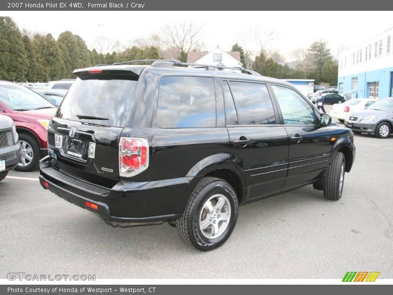 Formal Black / Gray 2007 Honda Pilot EX 4WD