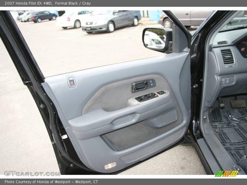 Formal Black / Gray 2007 Honda Pilot EX 4WD