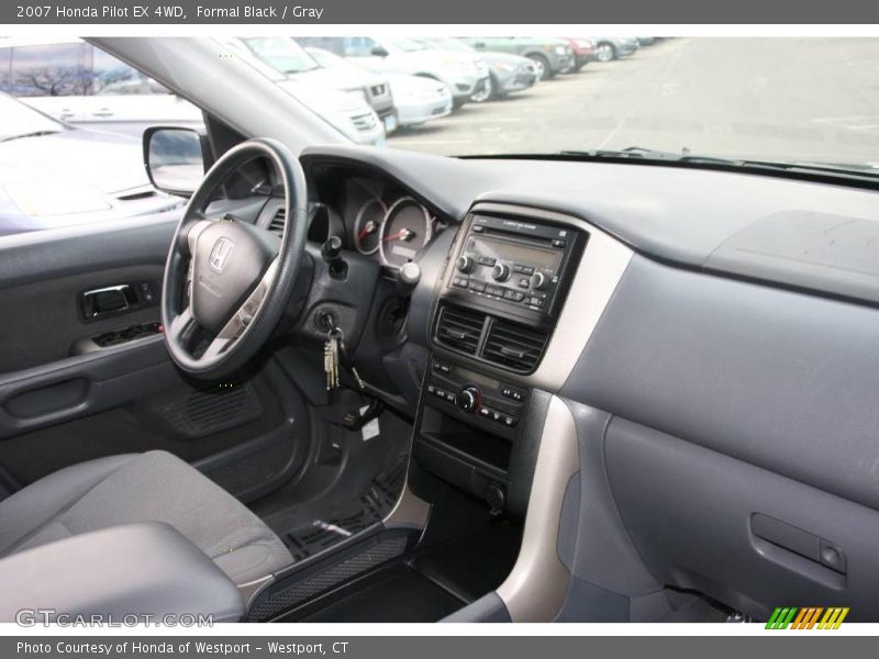 Formal Black / Gray 2007 Honda Pilot EX 4WD