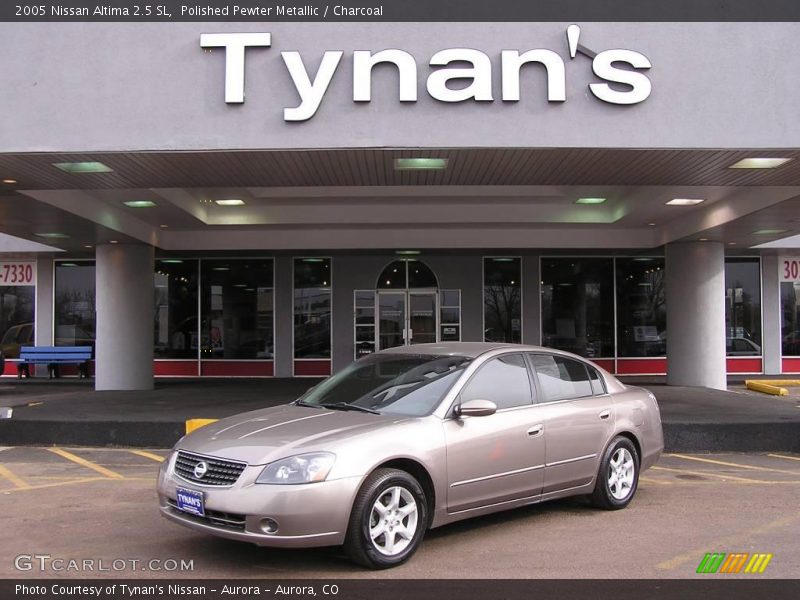 Polished Pewter Metallic / Charcoal 2005 Nissan Altima 2.5 SL