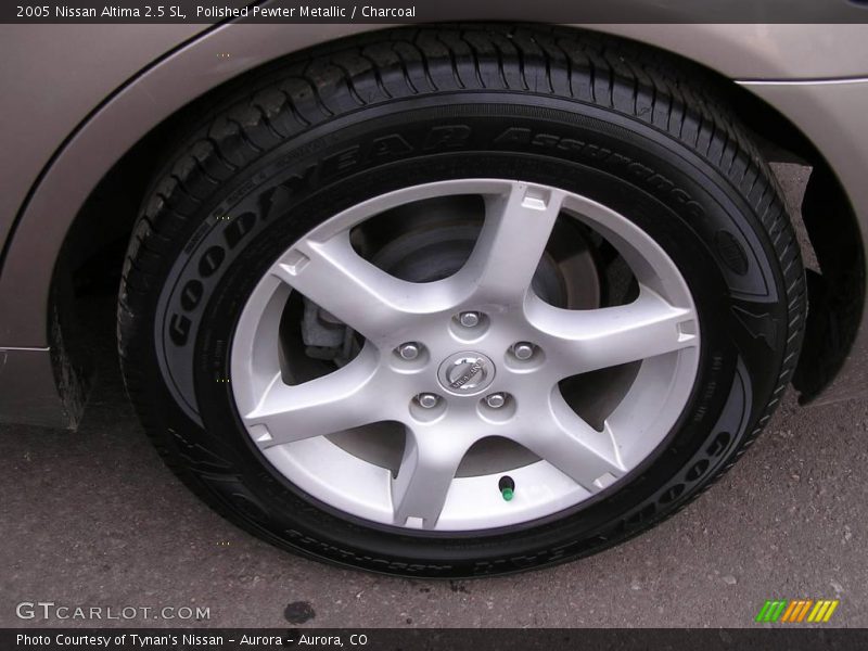 Polished Pewter Metallic / Charcoal 2005 Nissan Altima 2.5 SL