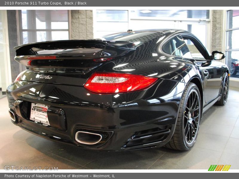 Black / Black 2010 Porsche 911 Turbo Coupe