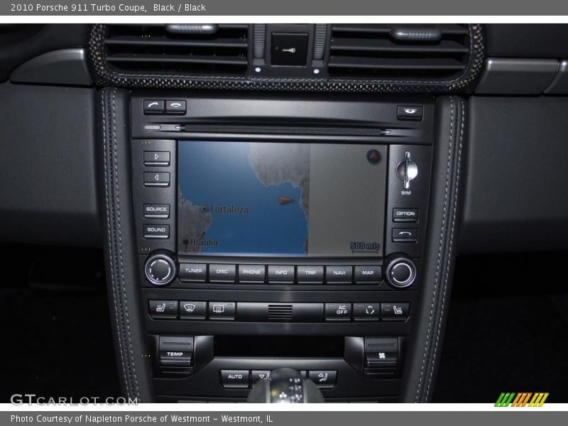 Black / Black 2010 Porsche 911 Turbo Coupe