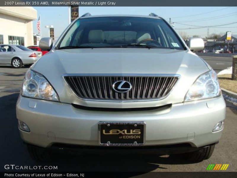 Millennium Silver Metallic / Light Gray 2007 Lexus RX 350 AWD