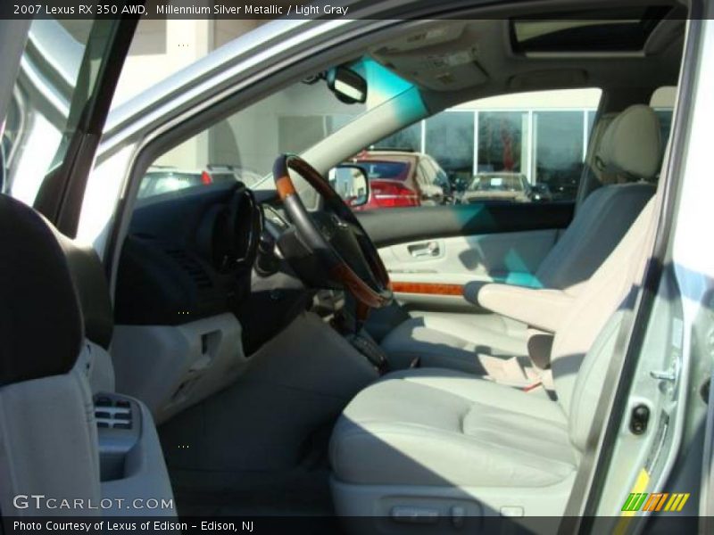 Millennium Silver Metallic / Light Gray 2007 Lexus RX 350 AWD