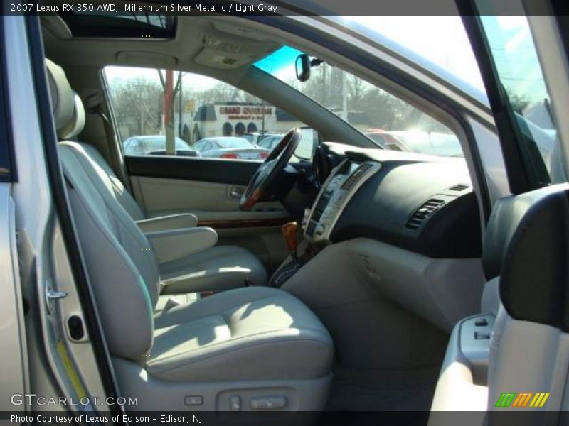 Millennium Silver Metallic / Light Gray 2007 Lexus RX 350 AWD