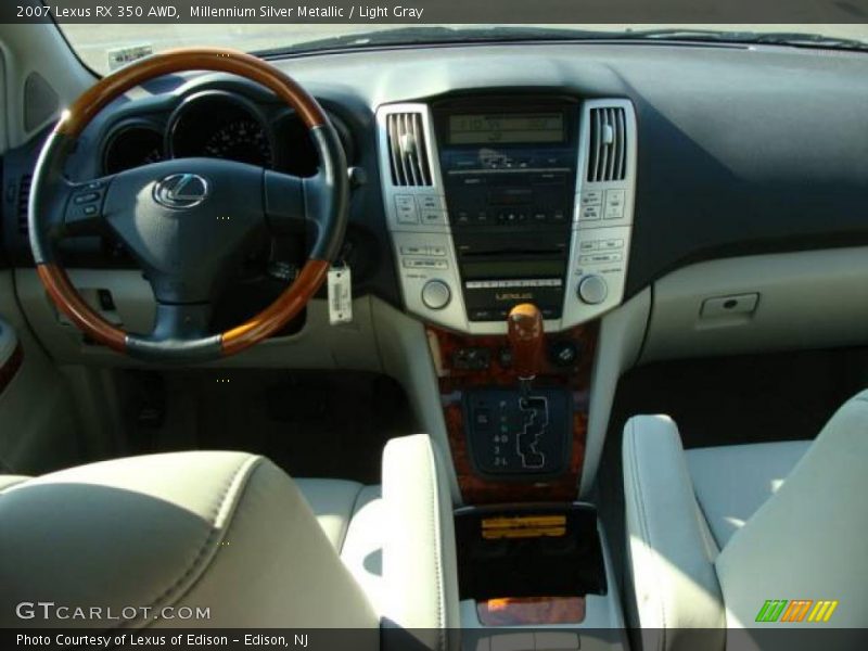 Millennium Silver Metallic / Light Gray 2007 Lexus RX 350 AWD