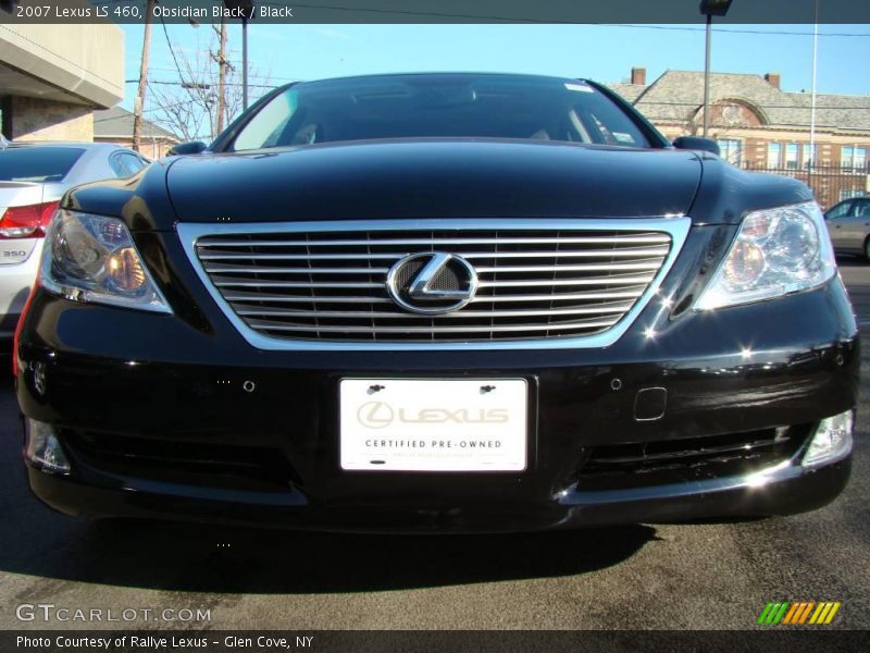 Obsidian Black / Black 2007 Lexus LS 460